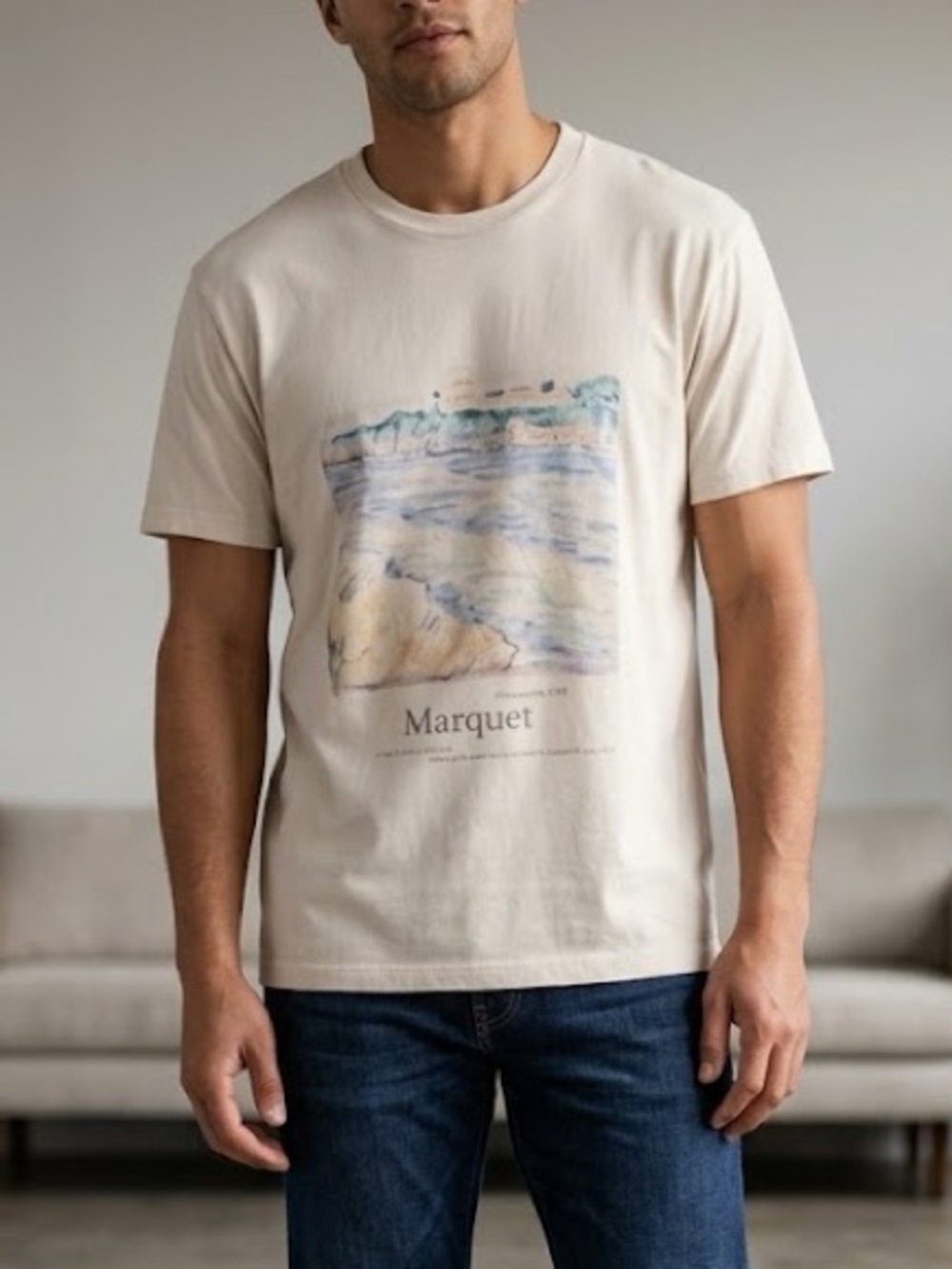 Abercrombie & Fitch Marquet Watercolor Tee